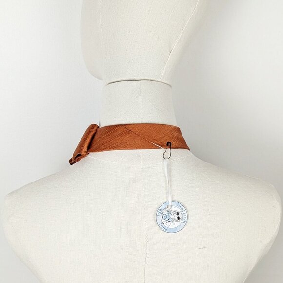 Ogsplosh Abstract Orange Ascot Scarf - Women's Necktie - Unisex Cravat - NEW - Picture 6 of 8